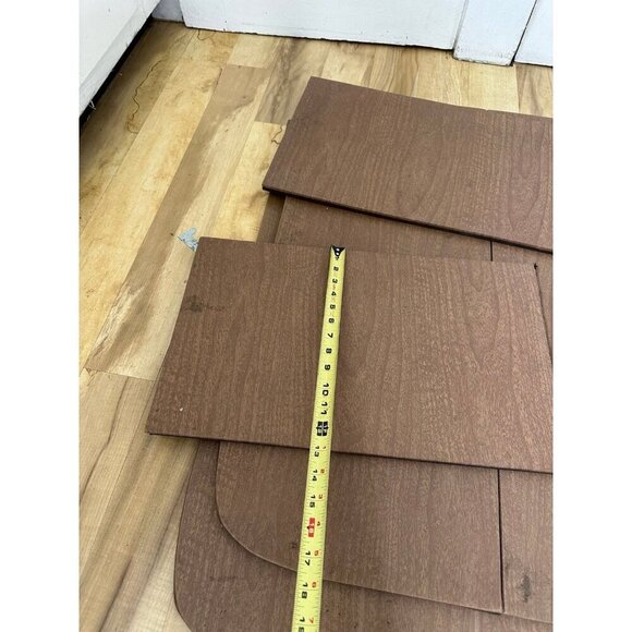 large Table Brown faux Wood Table Mat - Picture 2 of 12